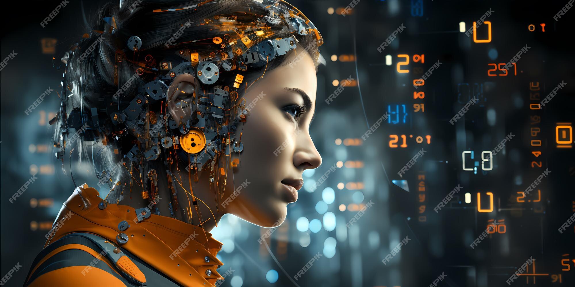 image futuriste de l'autisme