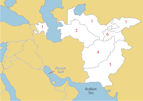 Carte du jeu des pays